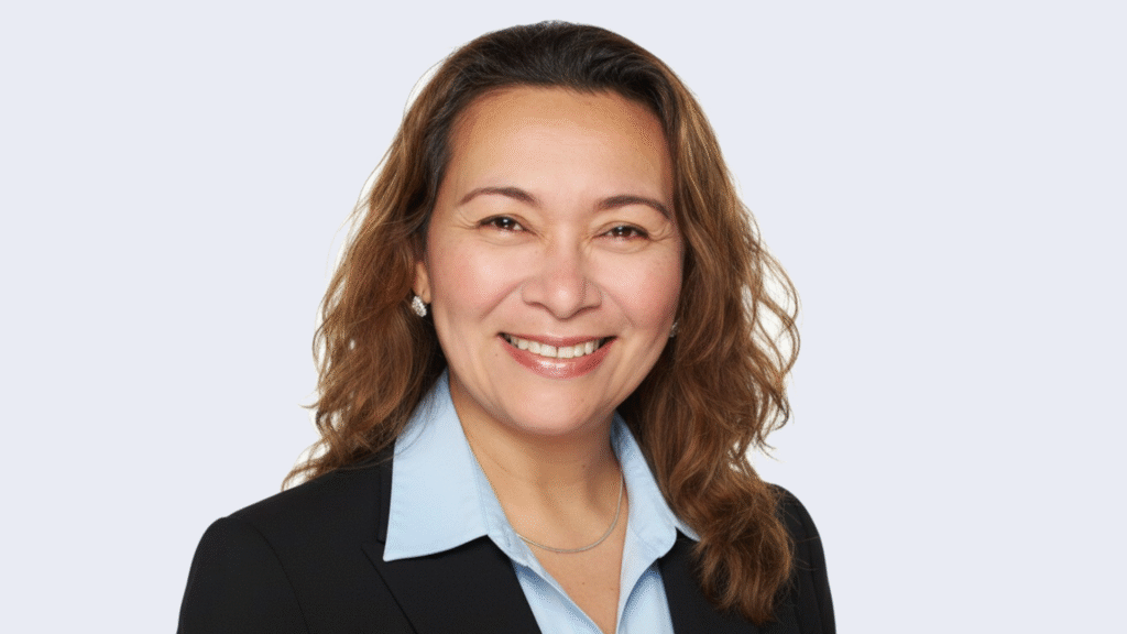 Metanalysis Chief Marketing Officer Patty Urribarri, posing and smiling