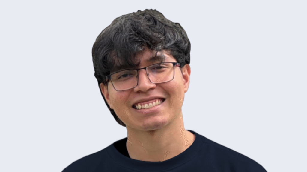Metanalysis Chief Information Officer Samuel Rivero, posing and smiling